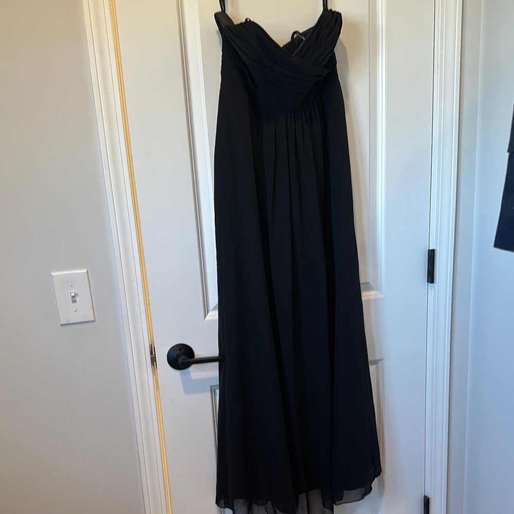 Elegant Black Strapless Dress